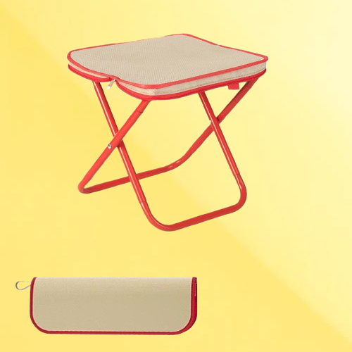 Red Folding Stool