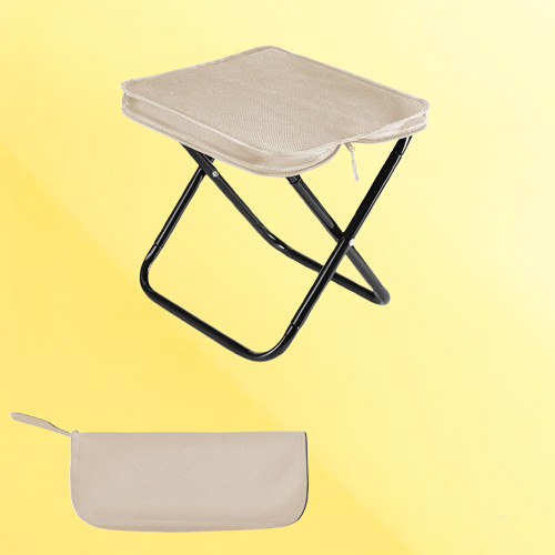 Off-White Folding Stool