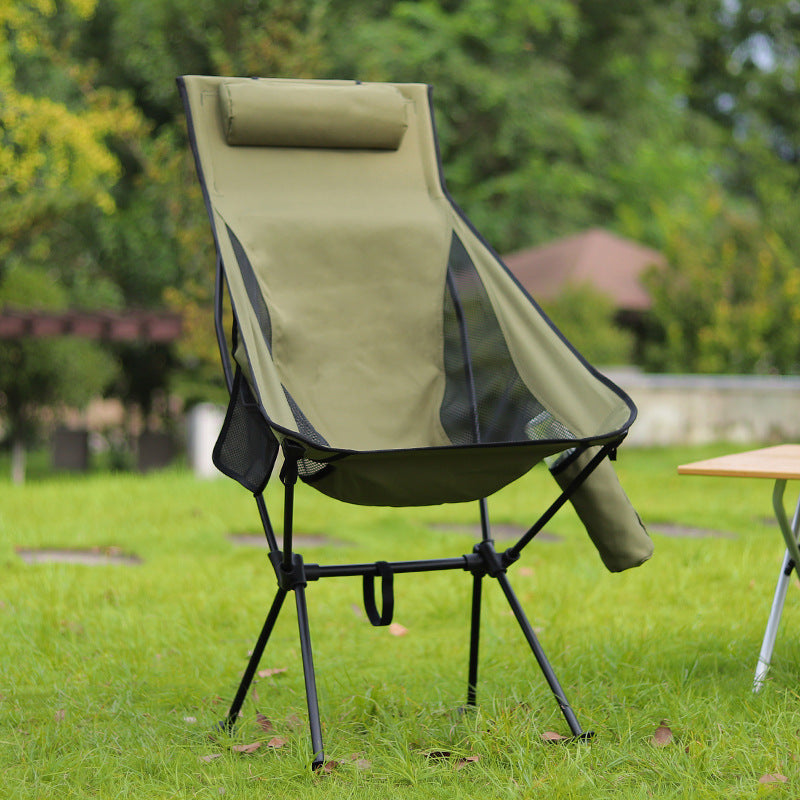 Green Outdoor Moon Lounge Chair