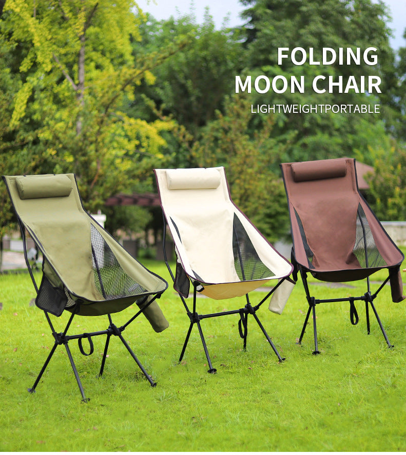 Burgundy Outdoor Moon Lounge Chair