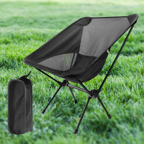 Black Outdoor Moon Chair