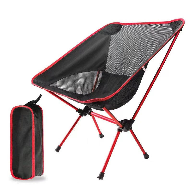 Red Outdoor Moon Chair