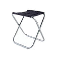 Silver Outdoor Folding Stool