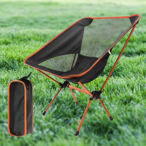 Orange Outdoor Moon Chair